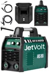JetVolt Profesyonel 250 Amper Bakır Sargı Dijital Göstergeli Inverter Çanta Kaynak Makinesi - Yeşil