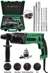 JetVolt Profesyonel 850W Darbeli Metal Şanzıman Kırıcı Delici Hilti Matkap - Yeşil