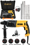 JetVolt Profesyonel 850W Darbeli Metal Şanzıman Kırıcı Delici Hilti Matkap - Sarı