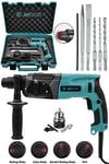 JetVolt Profesyonel 850W Darbeli Metal Şanzıman Kırıcı Delici Hilti Matkap - Mavi