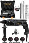 JetVolt Profesyonel 850W Darbeli Metal Şanzıman Kırıcı Delici Hilti Matkap - Siyah