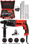 JetVolt Profesyonel 850W Darbeli Metal Şanzıman Kırıcı Delici Hilti Matkap - Kırmızı