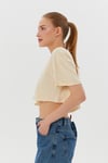Bej Basic Kadın Tshirt