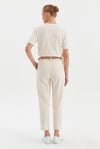 Beli Hasır Kemerli Gabardin Pantolon