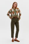 Beli Kemerli Gabardin Pantolon