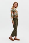 Beli Kemerli Gabardin Pantolon