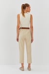 Beli Kemerli Gabardin Pantolon