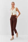 Beli Kemerli Gabardin Pantolon