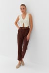 Beli Kemerli Gabardin Pantolon