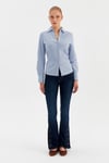Çıtçıtlı Flare Esnek Jean