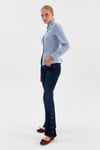 Çıtçıtlı Flare Esnek Jean