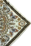 Desenli Saten Fular
