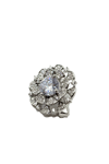 Diamond Çiçek Broş