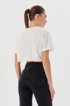 Ekru Basic Kadın  Tshirt