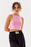 Kadin Basic Pembe Crop  Bluz