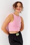 Kadin Basic Pembe Crop  Bluz