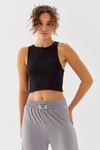 Kadin Basic Siyah Crop  Bluz