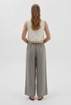 Kemerli Nature Keten Pantolon