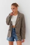 Keten Blazer Ceket