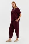 Keten Bluz Pantolon Takım