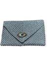 Simli Mini Clutch Göz Çanta