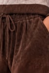 Soft Fitilli Kadife Bağlamalı Pantolon
