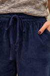 Soft Fitilli Kadife Bağlamalı Pantolon