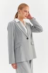 Tek Düğme Blazer Ceket
