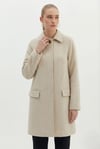 Yün Karışımlı Uzun Ceket & Coat