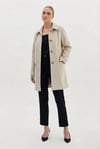 Yün Karışımlı Uzun Ceket & Coat