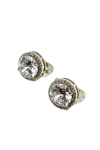 Yuvarlak Swarovski Küpe