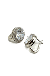 Yuvarlak Swarovski Küpe