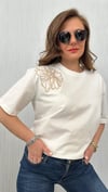 aplike detay tshirt