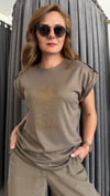 apoletli vizon tshirt