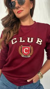B club bordo sweat