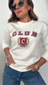 B clup ekru sweat