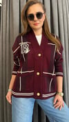 b model bordo hırka