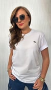 bis yaka lcst beyaz unısex tshirt