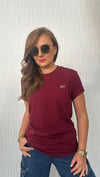 bis yaka lcst bordo unısex tshirt