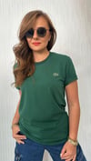 bis yaka lcst unısex yeşil tshirt