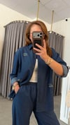 boncuk detay jean görünüm tensel takım