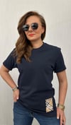 brbry unısex lacivert tshirt 
