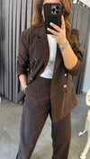 bymn model kadife kahve takım