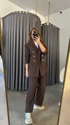 bymn model kadife kahve takım