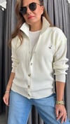 bymn model triko krem hırka