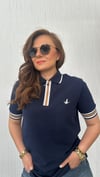 bymn polo yaka lacivert tshirt