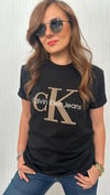 ck süzene siyah unısex tshirt