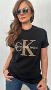 ck süzene siyah unısex tshirt