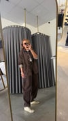 denim kahverengi takım