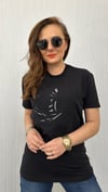 enjeksiyon kuş siyah unısex tshirt